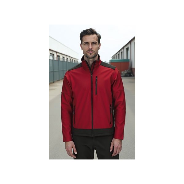 Giacca softshell SAPONI Val | POL85%,POL10%,ELA5%| 350 g/m2 personalizzato con stampa o ricamo