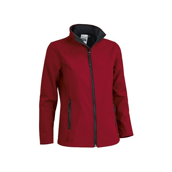 Immagine Giacca softshell CECILE | POL 85%, POL10%, ELA 5% | 350 g/m2 personalizzata con stampa o ricamo