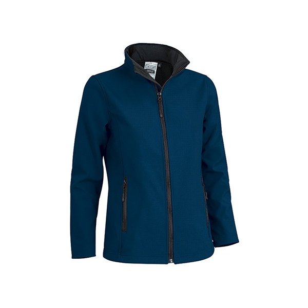 Immagine Giacca softshell CECILE | POL 85%, POL10%, ELA 5% | 350 g/m2 personalizzata con stampa o ricamo