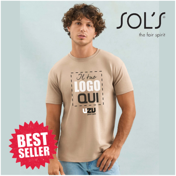 T-shirt Uomo Regent SOL'S | 100% Cotone | 150gr