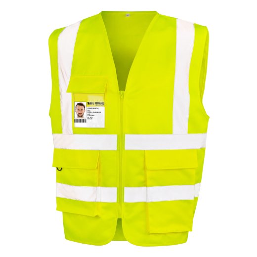 Gilet alta visibilità Heavy Duty Polycotton Security Vest