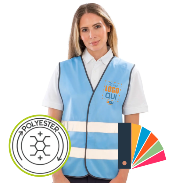 Gilet alta visibilità Core Enhance Visibility Vest | 100% pol | personalizzato con stampa o ricamo