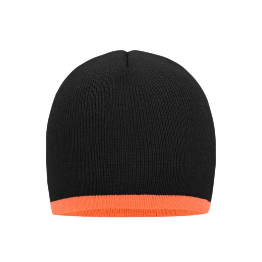Zuccotto Beanie with Contrasting Border