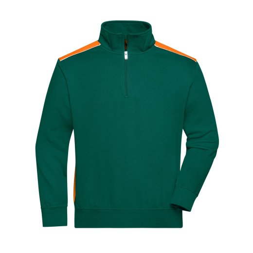 workwear-half-zip-sweat-color-dark-green-orange.webp