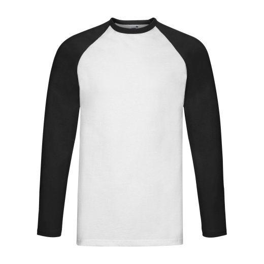 T-shirt bicolore uomo Valueweight Long Sleeve Baseball T Fruit
