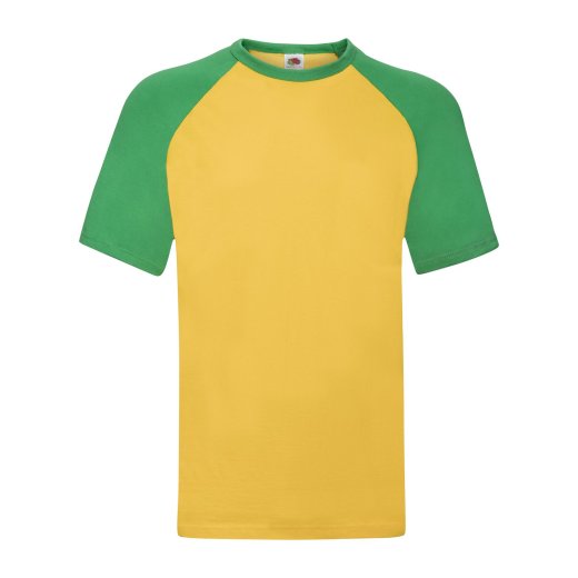 T-shirt uomo bicolore Valueweight Short Sleeve Baseball T Fruit