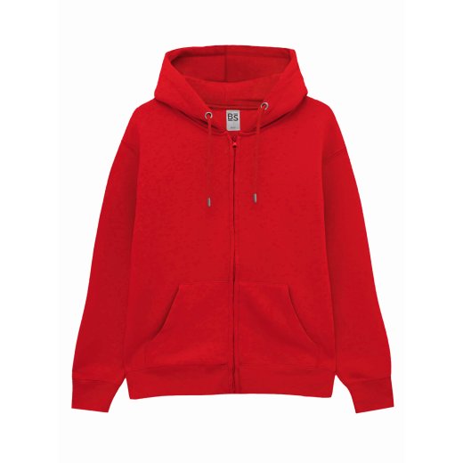 Felpa bimbo zip e cappuccio unisex terry hooded