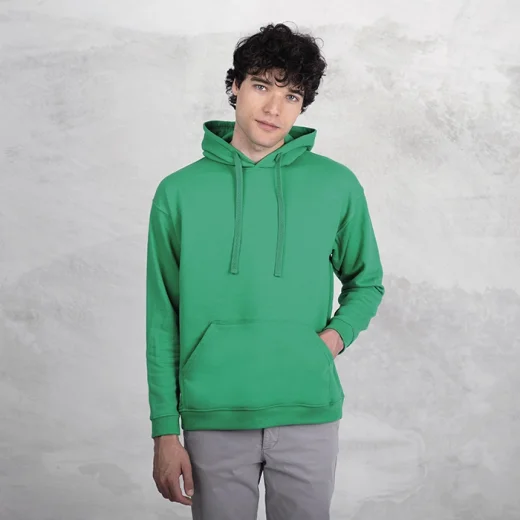 Immagine Falpa Cappuccio unisex HOODIE NAKOTA | 60% cot+ 40% pol | 280 gr personalizzata con stampa o ricamo