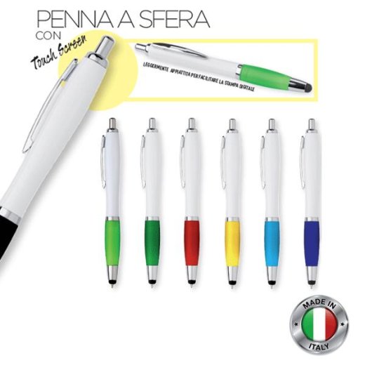 Penna a sfera touch in plastica CUBA