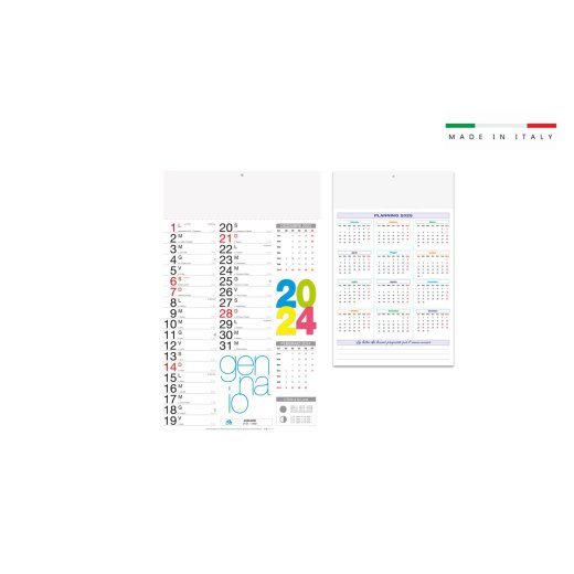 Calendario mensile OLANDESE STYLE 12 fogli