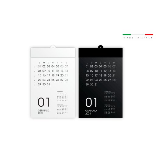 Calendario da parete BLACK & WHITE  mensile 12 fogli