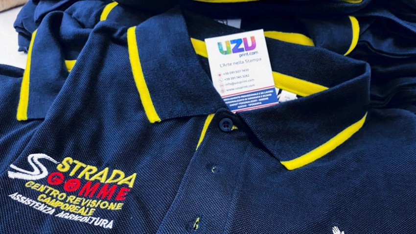 Polo ricamate personalizzate con logo: la scelta più elegante per il tuo brand
